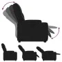 Hochklappbarer Sessel aus schwarzem Kunstleder von , Sessel - Ref: Foro24-3204772, Preis: 286,59 €, Rabatt: %