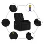 Black Artificial Leather Foot Massage Recliner by , Armchairs - Ref: Foro24-3204779, Price: 297,73 €, Discount: %