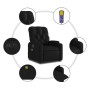 Sillón de masaje elevable eléctrico cuero sintético negro de , Sillones - Ref: Foro24-3204793, Precio: 329,41 €, Descuento: %