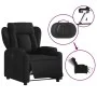 Sillón reclinable eléctrico de tela negro de , Sillones - Ref: Foro24-3204460, Precio: 265,04 €, Descuento: %