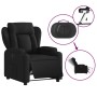 Sillón reclinable eléctrico de tela negro de , Sillones - Ref: Foro24-3204460, Precio: 259,29 €, Descuento: %