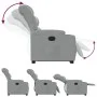 Sillón reclinable elevable de tela gris claro de , Sillones - Ref: Foro24-3206645, Precio: 289,12 €, Descuento: %