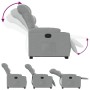 Sillón reclinable elevable de tela gris claro de , Sillones - Ref: Foro24-3206645, Precio: 270,45 €, Descuento: %