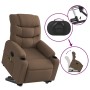 Silla de masaje reclinable de pie de tela marrón de , Sillones - Ref: Foro24-3206658, Precio: 288,29 €, Descuento: %