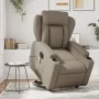 Sillón reclinable de masaje eléctrico cuero sintético capuchino de , Sillones - Ref: Foro24-3204571, Precio: 382,63 €, Descue...