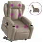 Sillón reclinable de masaje eléctrico cuero sintético capuchino de , Sillones - Ref: Foro24-3204571, Precio: 382,63 €, Descue...