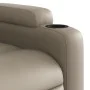 Sillón reclinable de masaje eléctrico cuero sintético capuchino de , Sillones - Ref: Foro24-3204571, Precio: 382,63 €, Descue...