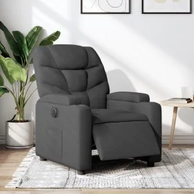 Sillón reclinable eléctrico de tela gris oscuro de , Sillones - Ref: Foro24-3204573, Precio: 250,59 €, Descuento: %