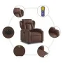 Sillón de masaje elevable eléctrico cuero sintético marrón de , Sillones - Ref: Foro24-3204567, Precio: 381,77 €, Descuento: %