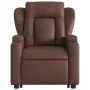 Sillón de masaje elevable eléctrico cuero sintético marrón de , Sillones - Ref: Foro24-3204567, Precio: 381,77 €, Descuento: %