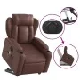 Sillón de masaje elevable eléctrico cuero sintético marrón de , Sillones - Ref: Foro24-3204567, Precio: 381,77 €, Descuento: %