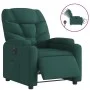 Sillón reclinable eléctrico tela verde oscuro de , Sillones - Ref: Foro24-3204578, Precio: 250,74 €, Descuento: %