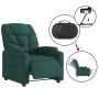 Sillón reclinable eléctrico tela verde oscuro de , Sillones - Ref: Foro24-3204578, Precio: 250,74 €, Descuento: %