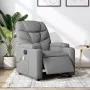 Sillón reclinable de masaje eléctrico tela gris claro de , Sillones - Ref: Foro24-3204584, Precio: 266,55 €, Descuento: %