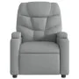 Sillón reclinable de masaje eléctrico tela gris claro de , Sillones - Ref: Foro24-3204584, Precio: 266,55 €, Descuento: %