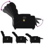Sillón reclinable de masaje eléctrico tela negro de , Sillones - Ref: Foro24-3204586, Precio: 249,19 €, Descuento: %
