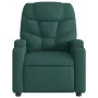 Sillón reclinable de masaje eléctrico tela verde oscuro de , Sillones - Ref: Foro24-3204590, Precio: 265,47 €, Descuento: %