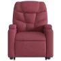 Sillón reclinable elevable tela rojo tinto de , Sillones - Ref: Foro24-3204599, Precio: 310,72 €, Descuento: %