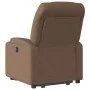 Sillón reclinable elevable de tela marrón de , Sillones - Ref: Foro24-3204600, Precio: 283,55 €, Descuento: %