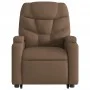 Sillón reclinable elevable de tela marrón de , Sillones - Ref: Foro24-3204600, Precio: 283,55 €, Descuento: %