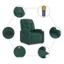 Silla de masaje reclinable de pie de tela verde oscura de , Sillones - Ref: Foro24-3204614, Precio: 298,53 €, Descuento: %