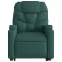 Silla de masaje reclinable de pie de tela verde oscura de , Sillones - Ref: Foro24-3204614, Precio: 298,53 €, Descuento: %