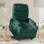 Sillón reclinable elevable tela verde oscuro de , Sillones - Ref: Foro24-3204602, Precio: 283,55 €, Descuento: %