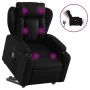 Sillón de masaje elevable eléctrico cuero sintético negro de , Sillones - Ref: Foro24-3204565, Precio: 379,35 €, Descuento: %
