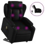 Sillón de masaje elevable eléctrico cuero sintético negro de , Sillones - Ref: Foro24-3204565, Precio: 357,12 €, Descuento: %