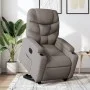 Sillón eléctrico reclinable elevable de tela gris taupe de , Sillones - Ref: Foro24-3204628, Precio: 331,84 €, Descuento: %