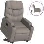 Sillón eléctrico reclinable elevable de tela gris taupe de , Sillones - Ref: Foro24-3204628, Precio: 331,84 €, Descuento: %