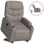 Sillón eléctrico reclinable elevable de tela gris taupe de , Sillones - Ref: Foro24-3204628, Precio: 312,43 €, Descuento: %
