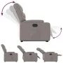 Sillón eléctrico reclinable elevable de tela gris taupe de , Sillones - Ref: Foro24-3204628, Precio: 331,84 €, Descuento: %