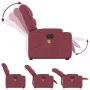 Elektrisch verstellbarer Massagesessel aus rotem Stoff von , Sessel - Ref: Foro24-3204635, Preis: 366,99 €, Rabatt: %