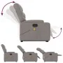 Sillón de masaje eléctrico reclinable elevable tela taupé de , Sillones - Ref: Foro24-3204640, Precio: 355,57 €, Descuento: %