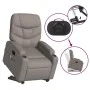 Sillón de masaje eléctrico reclinable elevable tela taupé de , Sillones - Ref: Foro24-3204640, Precio: 355,57 €, Descuento: %