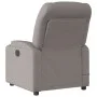 Sillón reclinable de masaje eléctrico tela gris taupe de , Sillones - Ref: Foro24-3204592, Precio: 270,45 €, Descuento: %