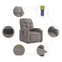 Sillón reclinable de masaje eléctrico tela gris taupe de , Sillones - Ref: Foro24-3204592, Precio: 270,45 €, Descuento: %