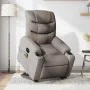 Sillón de masaje eléctrico reclinable elevable tela taupé de , Sillones - Ref: Foro24-3206679, Precio: 380,17 €, Descuento: %