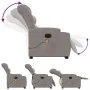 Sillón de masaje eléctrico reclinable elevable tela taupé de , Sillones - Ref: Foro24-3206679, Precio: 380,17 €, Descuento: %