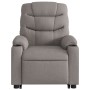 Sillón de masaje eléctrico reclinable elevable tela taupé de , Sillones - Ref: Foro24-3206679, Precio: 348,98 €, Descuento: %