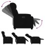 Sillón reclinable eléctrico de tela negro de , Sillones - Ref: Foro24-3205180, Precio: 231,19 €, Descuento: %