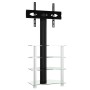 Mueble TV esquina 4 niveles para 32-70 pulgadas negro plateado de , Muebles TV - Ref: Foro24-358183, Precio: 142,83 €, Descue...