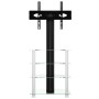 Mueble TV esquina 4 niveles para 32-70 pulgadas negro plateado de , Muebles TV - Ref: Foro24-358183, Precio: 142,83 €, Descue...