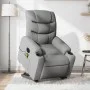 Sillón de masaje eléctrico reclinable elevable tela gris claro de , Sillones - Ref: Foro24-3206672, Precio: 400,56 €, Descuen...