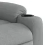 Sillón de masaje eléctrico reclinable elevable tela gris claro de , Sillones - Ref: Foro24-3206672, Precio: 400,56 €, Descuen...