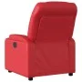 Sillón reclinable eléctrico de cuero sintético rojo de , Sillones - Ref: Foro24-3204649, Precio: 294,64 €, Descuento: %