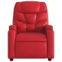 Sillón reclinable eléctrico de cuero sintético rojo de , Sillones - Ref: Foro24-3204649, Precio: 294,64 €, Descuento: %