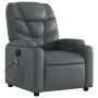 Gray synthetic leather electric reclining massage chair by , Armchairs - Ref: Foro24-3204654, Price: 269,44 €, Discount: %