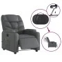 Gray synthetic leather electric reclining massage chair by , Armchairs - Ref: Foro24-3204654, Price: 269,44 €, Discount: %
